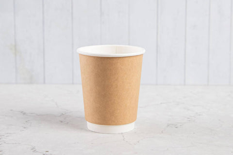 500 Pieces 12 Oz Kraft Double Wall Paper Cups –