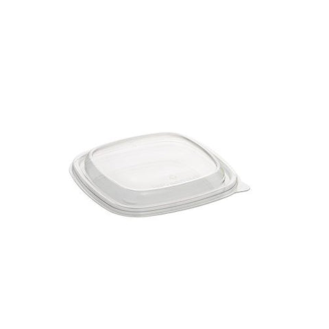 PET lid for Square Kraft Bowl