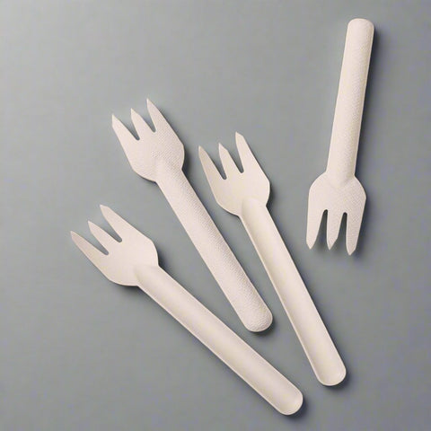 Compostable Bagasse Forks