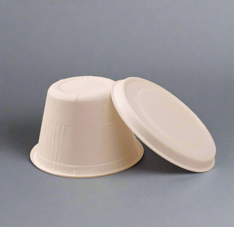 Compostable Bagasse Sauce Pot Lid (4oz)